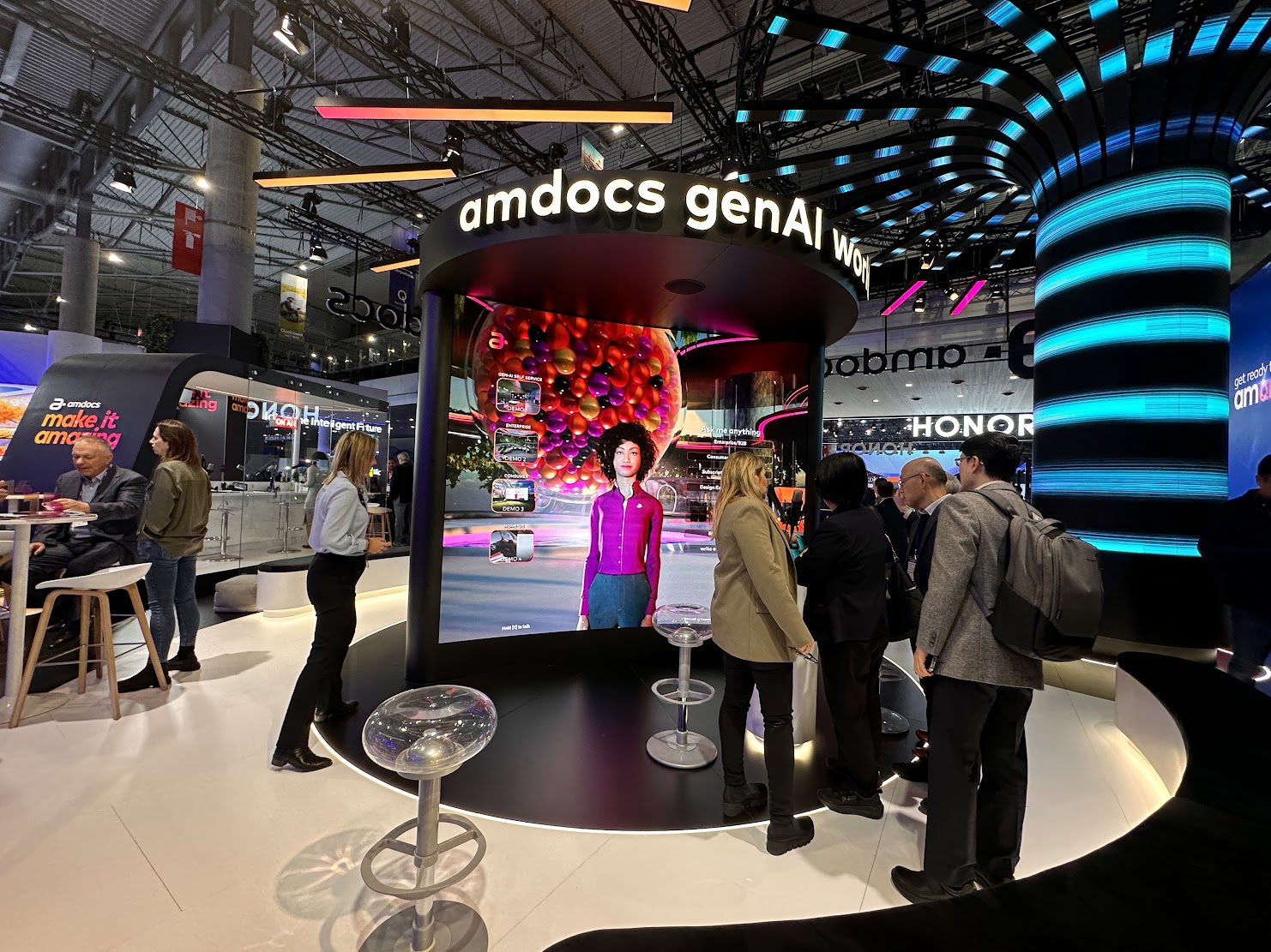 Live conversational AI character at MWC Barcelona