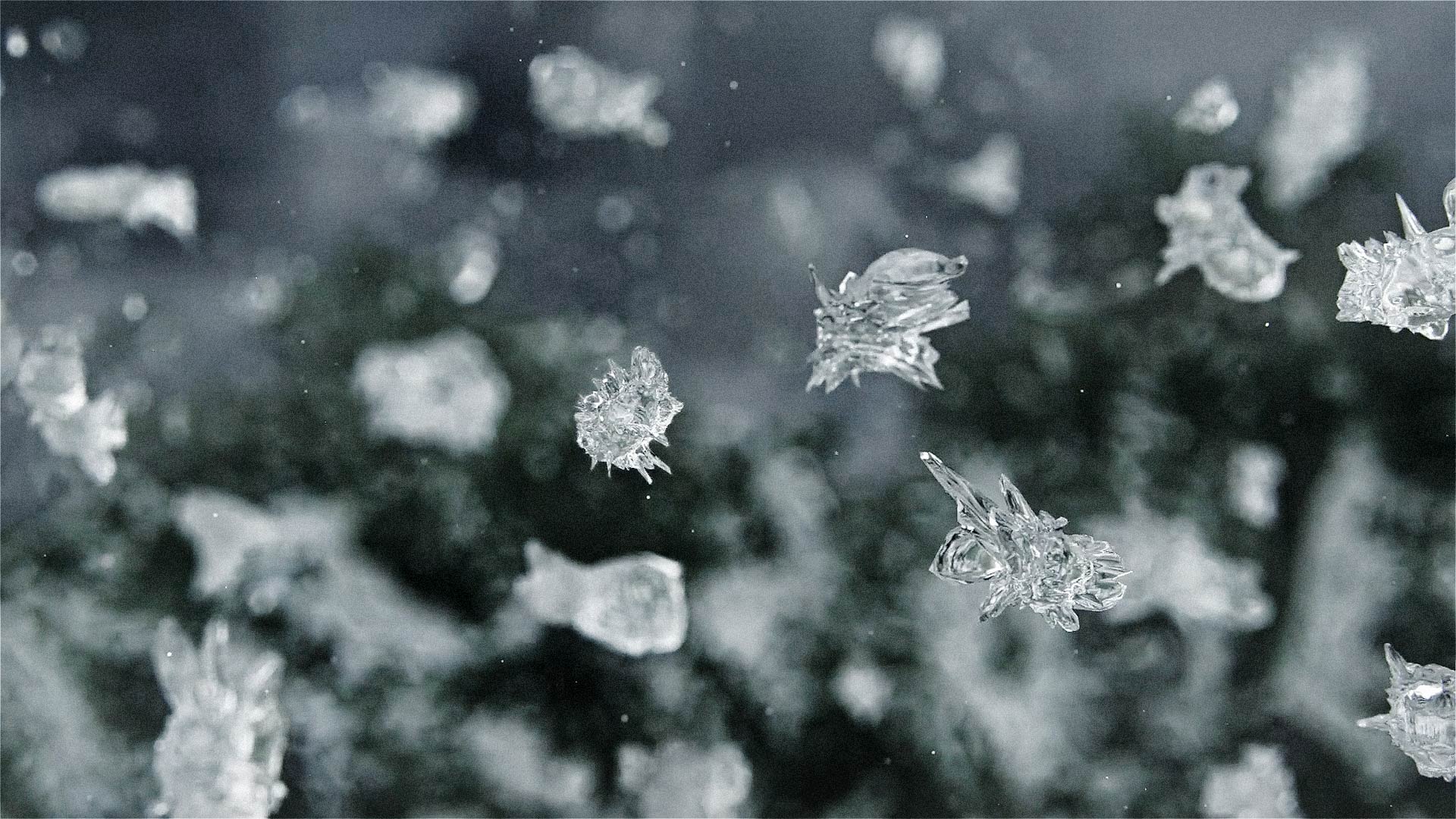 Cinematic particle and ice VFX