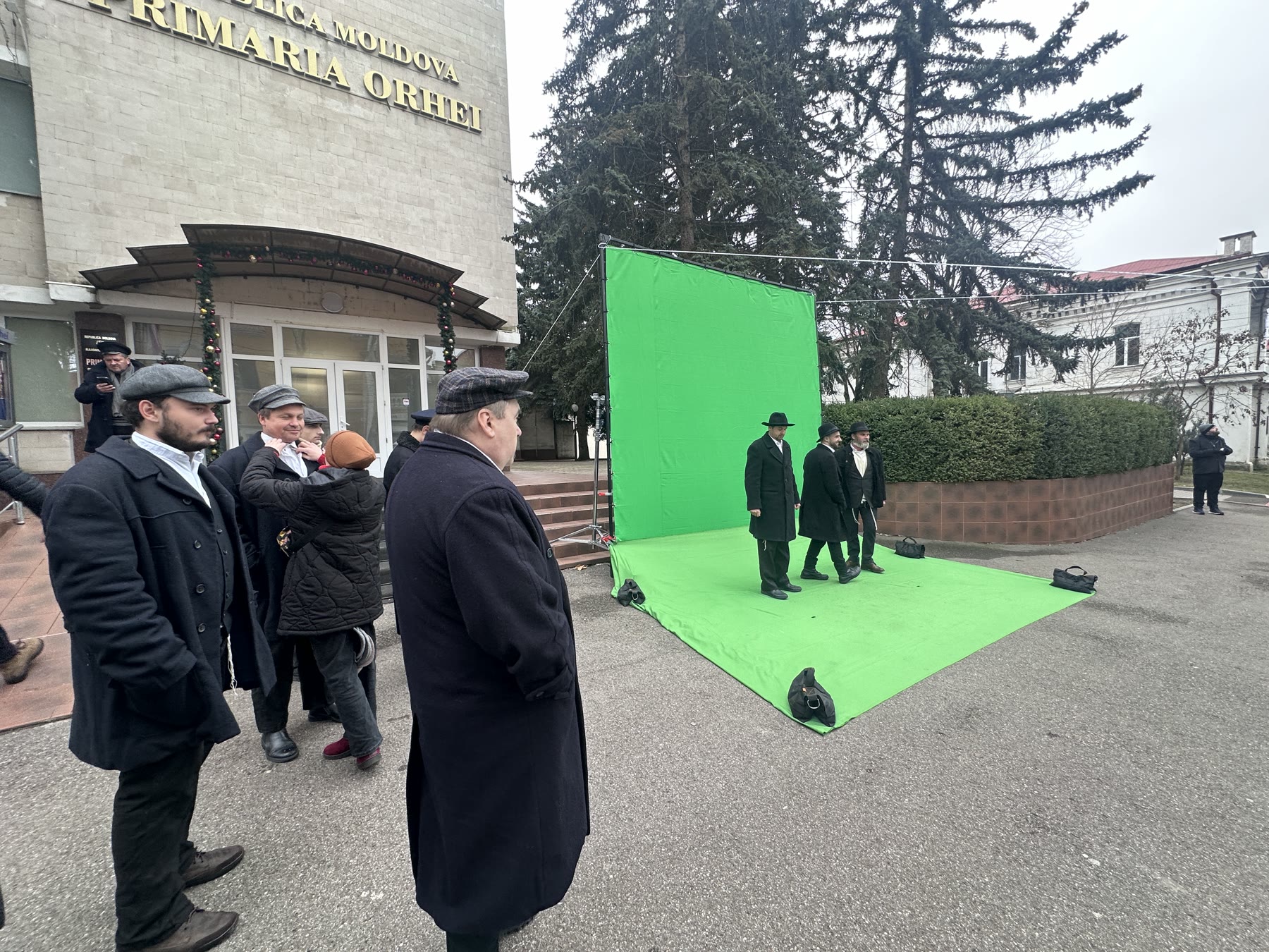 Location virtual production setup